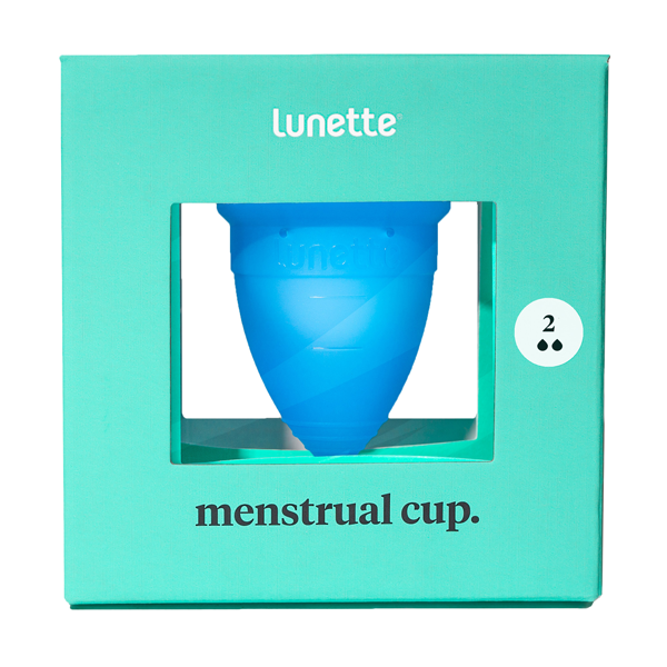 Menstruationstasse Lunette Blau Gr.2