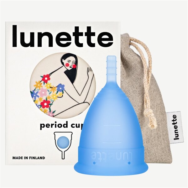 Menstruationstasse Lunette Blau Gr.2