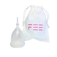 Menstruationstasse FEE SPORT Gr.2 transparent